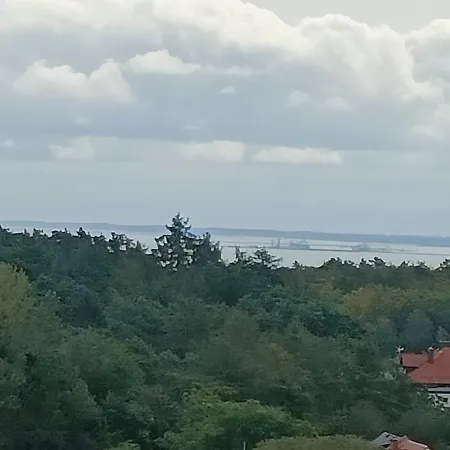 アパート Nowoczesne Mieszkanie Z Odleglym Widokiem Na Morze グディニャ